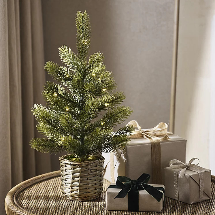 1.5ft Pre Lit Christmas Tree | The White Company UK & ROW