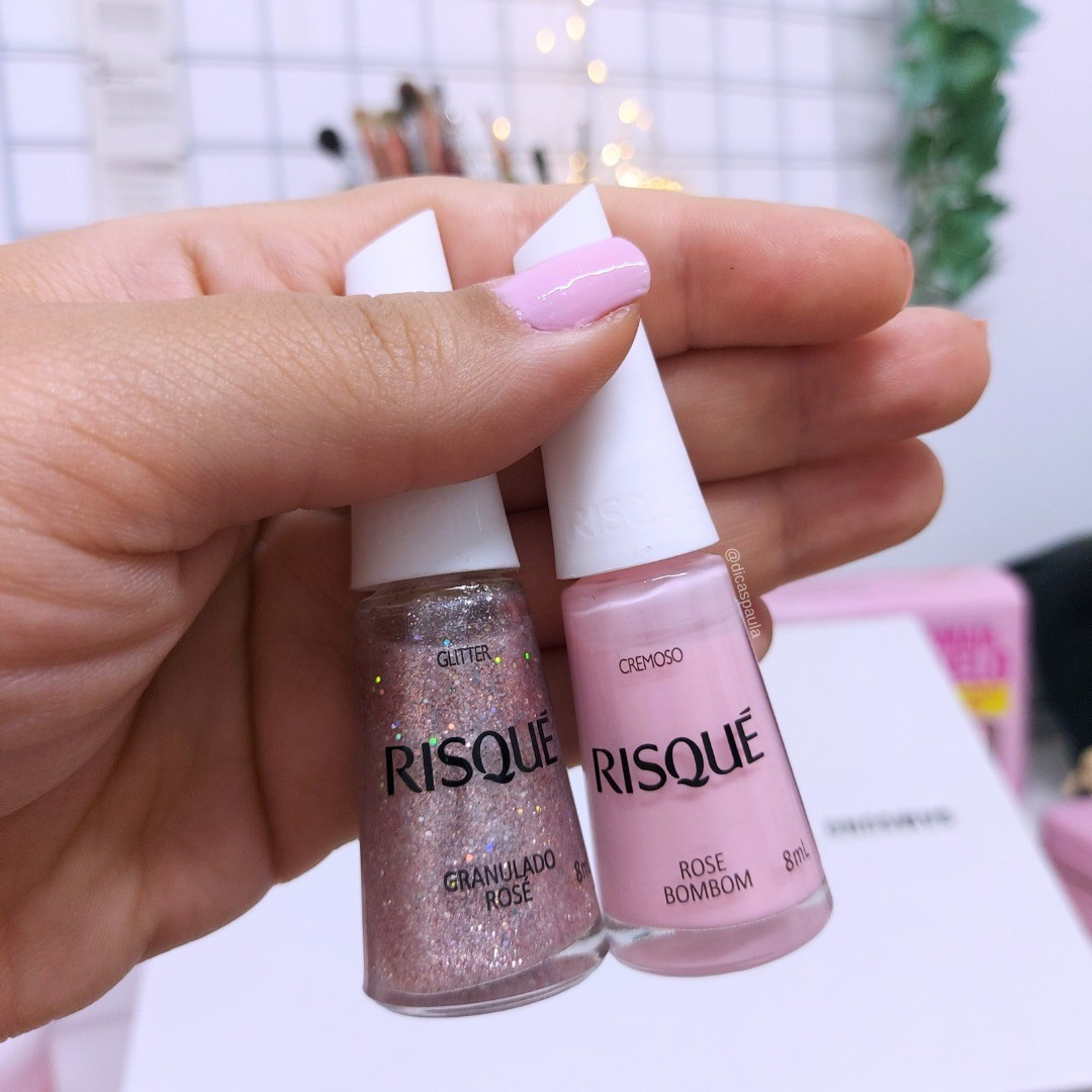  Encontrei a duplinha de esmaltes que eu estava procurando há um tempinho.#rosebombom e #granuladorose da @risqueoficial

#LTKbeauty #LTKbrasil #LTKU