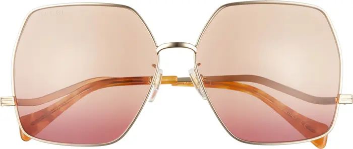 Gucci 61mm Square Sunglasses | Nordstrom | Nordstrom