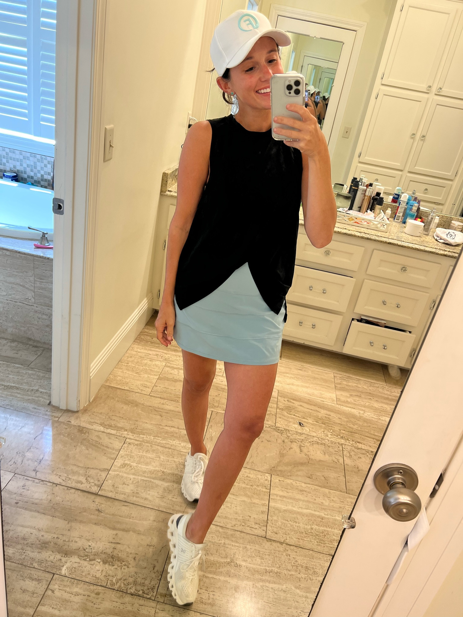 todays mom fit • mom athleisure • mom workout wear • budget friendly • varley • amazon finds • on clouds • mom workout • affordable tennis skirt 

#LTKunder50 #LTKfit #LTKSeasonal