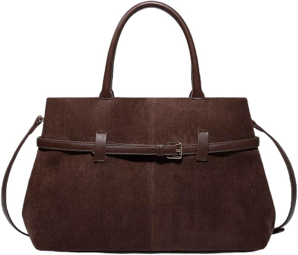 Caistre Women's Slouchy Suede Tote Handbag 2026 Winter Fall Adjustable Strap Shoulder Crossbody Bags Trendy Y2k Hobo Bag | Amazon (US)