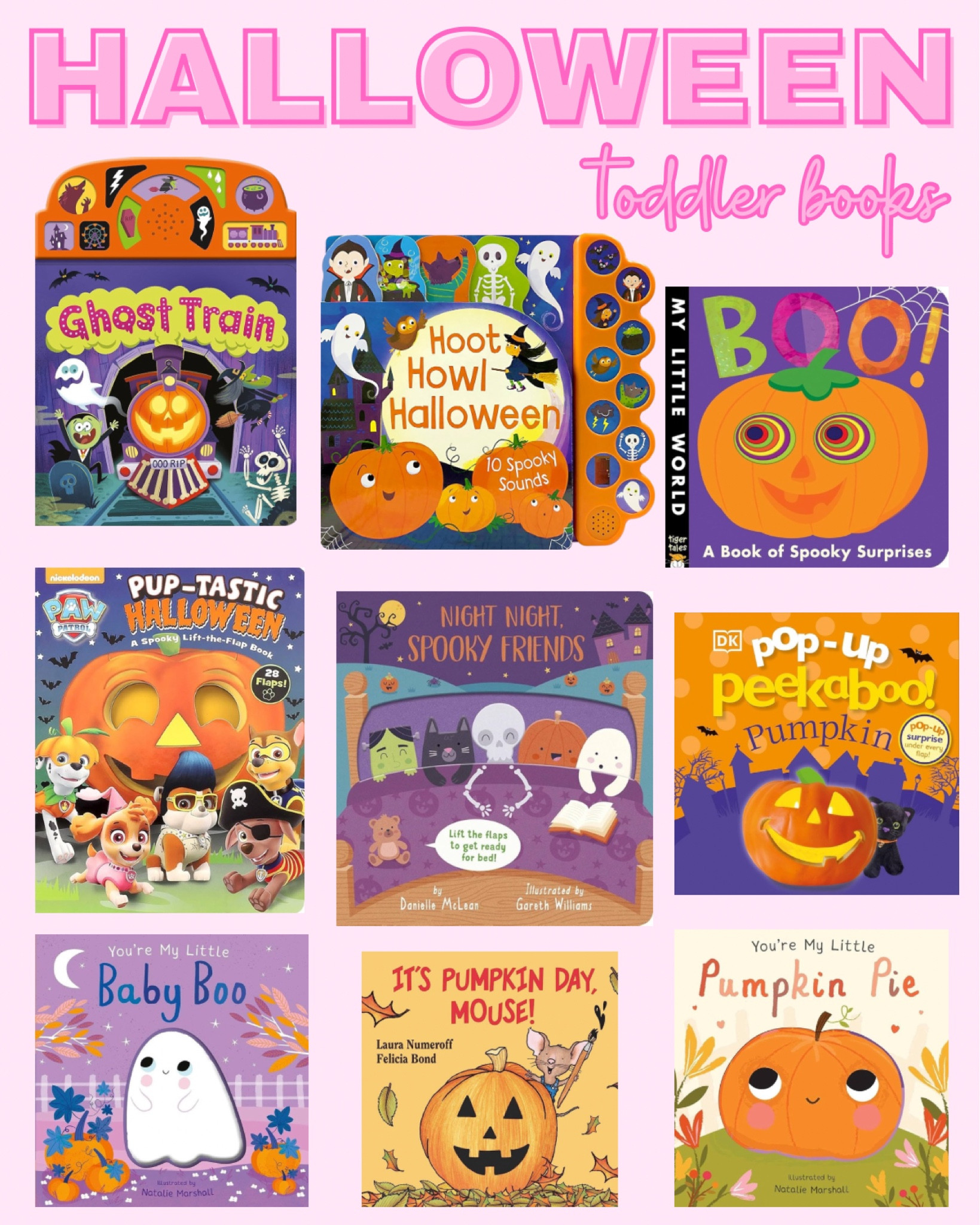 These Halloween toddler books are McKenna’s favorite right now! All of them are board books, so they’re perfect for little toddler hands. 

#LTKHalloween #LTKSeasonal #LTKKids