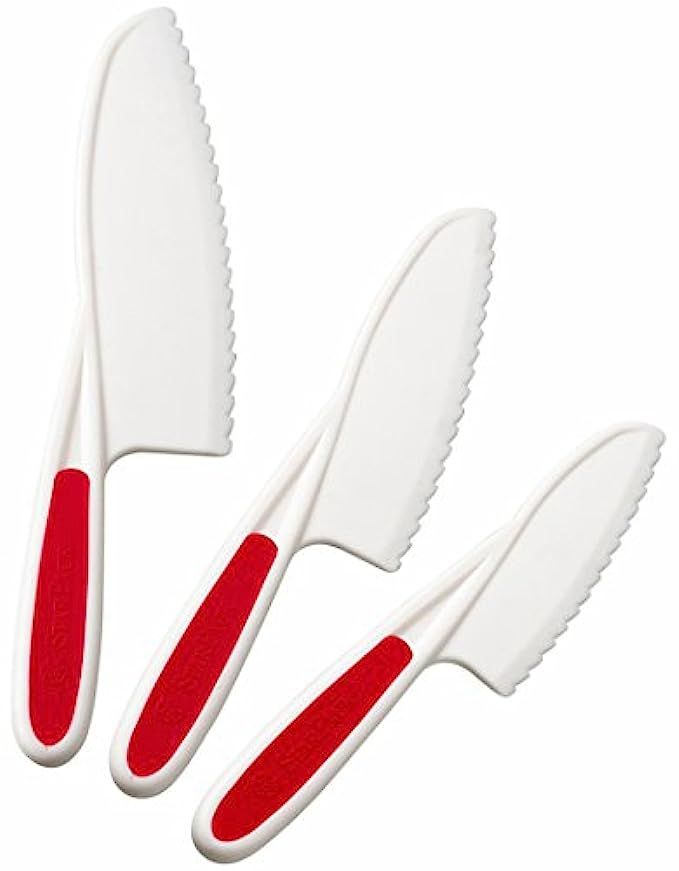 StarPack Nylon Kitchen Knife Set (3 Piece) - The Perfect Kids Knife, Lettuce Knife and Safe Kitchen  | Amazon (US)