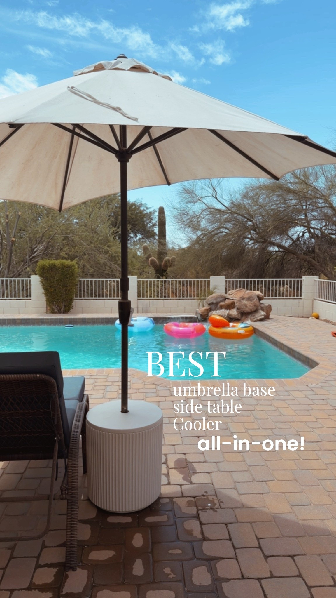 I was looking for a heavy duty umbrella base- IYKYK. These are it! And just so happen to serve also as a table and cooler. You’re Welcome! 

These babies don’t budge and my umbrellas stay🤏🏼🤏🏼

#LTKSeasonal #LTKHome #LTKdayinmylife