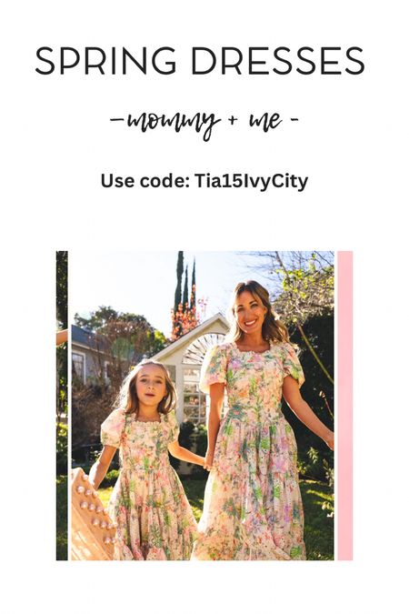 The cutest spring / summer mommy and me dresses!! We love Ivy city co💓✨ use code 
Tia15ivycity 💖

#LTKstyletip #LTKSeasonal #LTKfamily