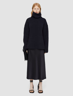 Cardigan Stitch High Neck Jumper | Joseph