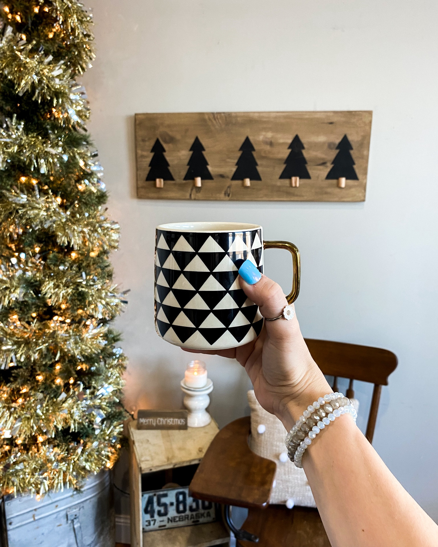 Still obsessing over this Black + White mug from Walmart! ✨🖤 

#LTKHome #LTKGiftGuide #LTKHoliday