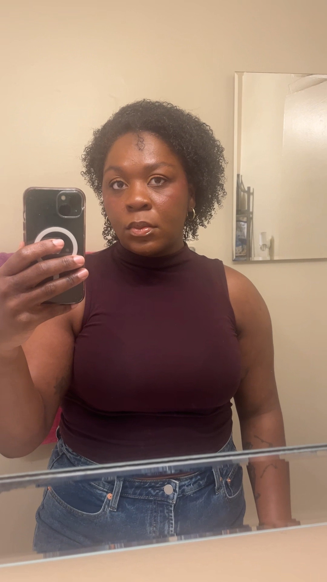 The finished look: Just cuz 🤷🏿‍♀️

#LTKselfcare #LTKWorkwear #LTKmorningroutine