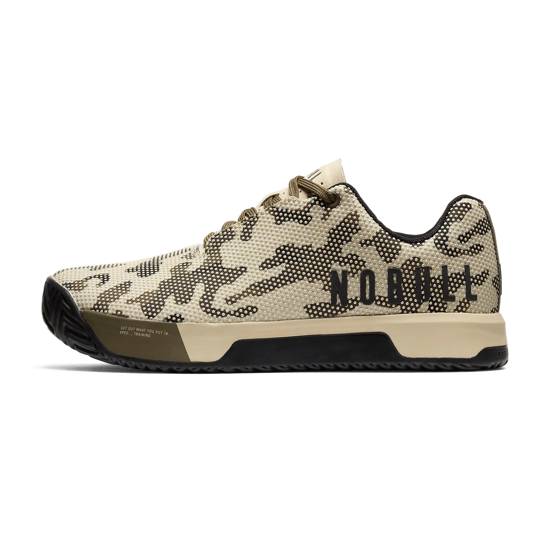 Women's Beige Camo Outwork Edge Shoes | NOBULL | NOBULL