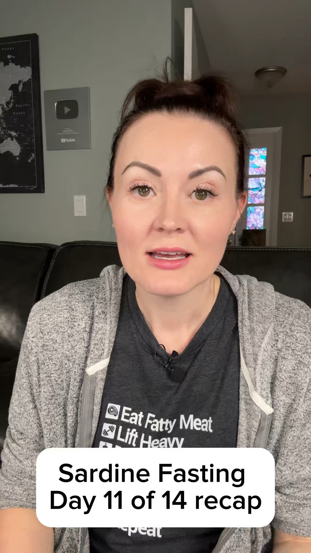 Day 11 of 14 sardine fasting. Down to 149.6. I think my scales batteries were dying. I ate 6 cans of sardines. Did a full leg workout, steam room, and hot tub. This will be my longest sardine fast yet as I’ve done several 3 & 4 day, one 7 day, and one 10 day sardine fast. If you’d like more info on sardine fast, head to my YouTube channel (link in bio) and check out my sardine fasting playlist 🐟

Be sure to subscribe to my YouTube channel for the full results video, including updated bloodwork, and DEXA scan. 😍#carnivore #carnivorediet #carnivorelifestyle #carnivorewoman #animalbased #meat #lchf #sardines #sardinefasting