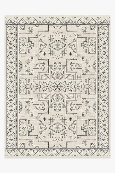 Leelu Black & White Rug | Ruggable