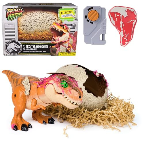 Primal Hatch Jurassic World Interactive Toy Dinosaur & Egg, Hatch & Train Your own Baby Dino with 100+ Sounds & Reactions, Kids Toys for Boys & Girls Aged 5 & Up | Amazon (US)