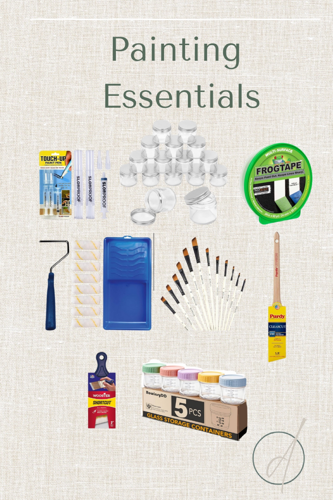 Some of my painting essentials 

#paint #amazon #amazoninfluencer #organizeddwelling 

#LTKStyleTip #LTKHome #LTKU