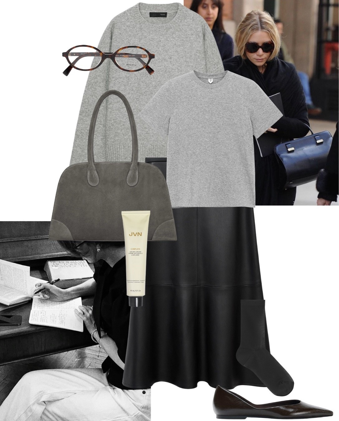 Workwear Outfits 
Leather Skirt + Grey Jumper 

Work | City | skirt | Beauty | Bag | Autumn | October | COS | MUIMUI


#LTKworkwear #LTKautumn #LTKuk
