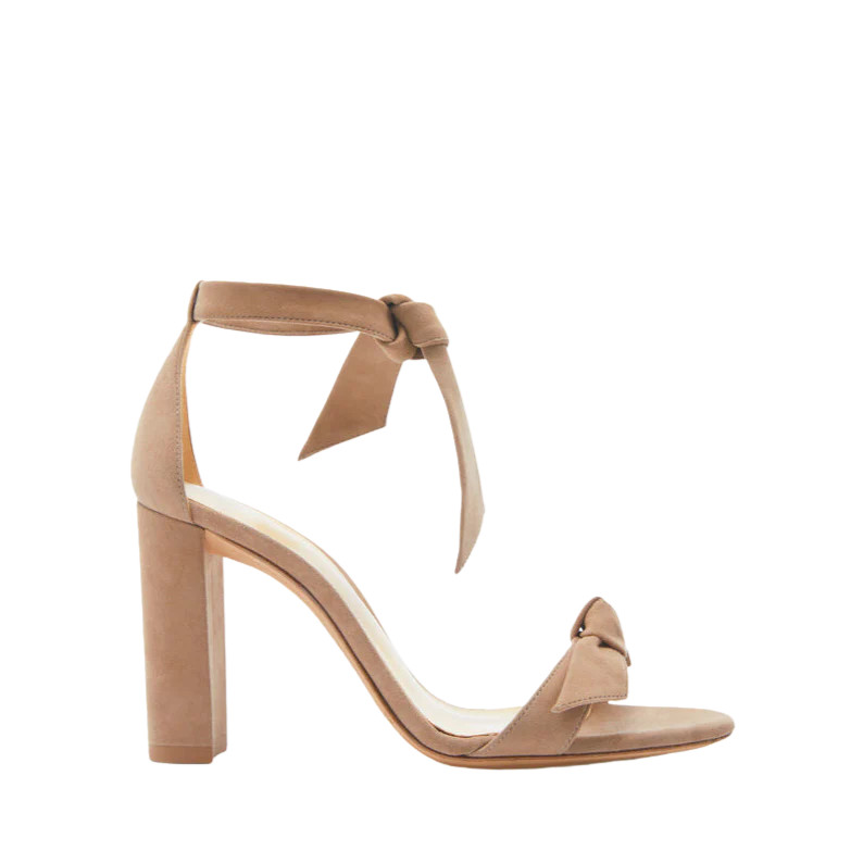 Clarita Block 90 in Suede | Over The Moon