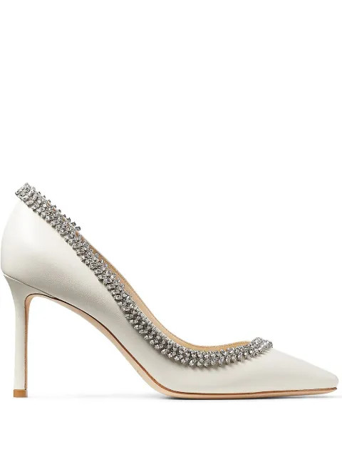 Romy 85mm crystal pumps | Farfetch (US)