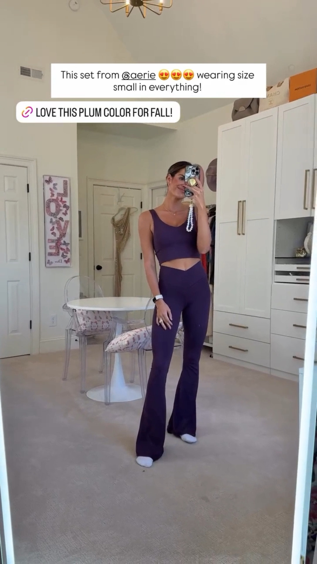 Plum set 40% off at Aerie! 

Wearing a size S in everything! 

Workout set, comfy set, athleisure, Katy Harrell 

#LTKActive #LTKSaleAlert #LTKFindsUnder50