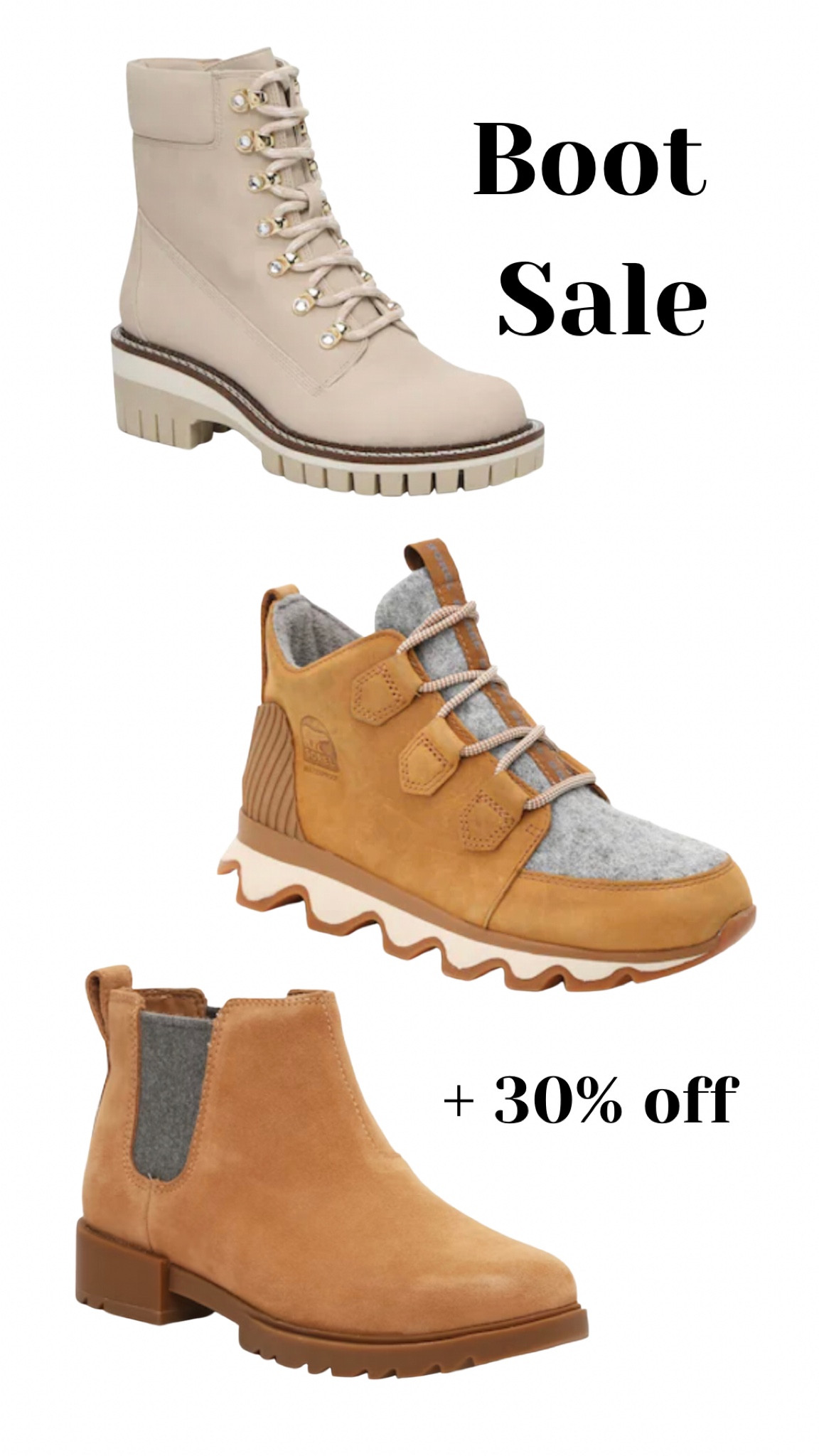 Looking for new boots!! Grab them now with an extra 30% off today!! 

#LTKsalealert #LTKSeasonal #LTKunder100
