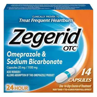Zegerid Acid Reducer for Frequent Heartburn Capsules - 14ct | Target