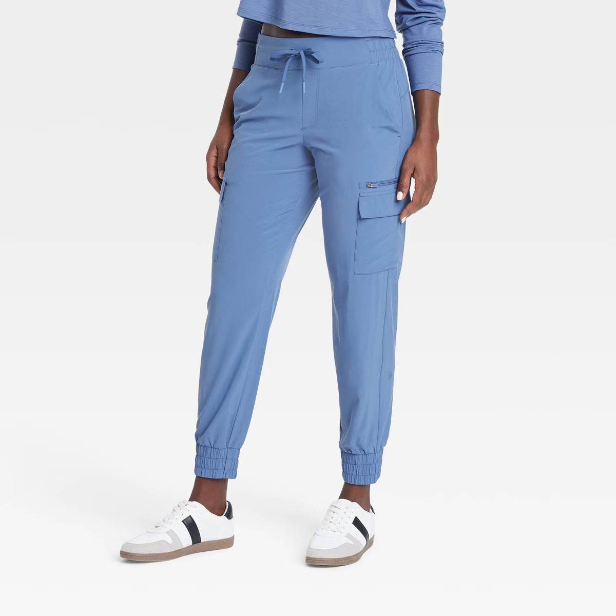 Women's Active Light Mid-Rise Cargo Joggers - All In Motion™ | Target