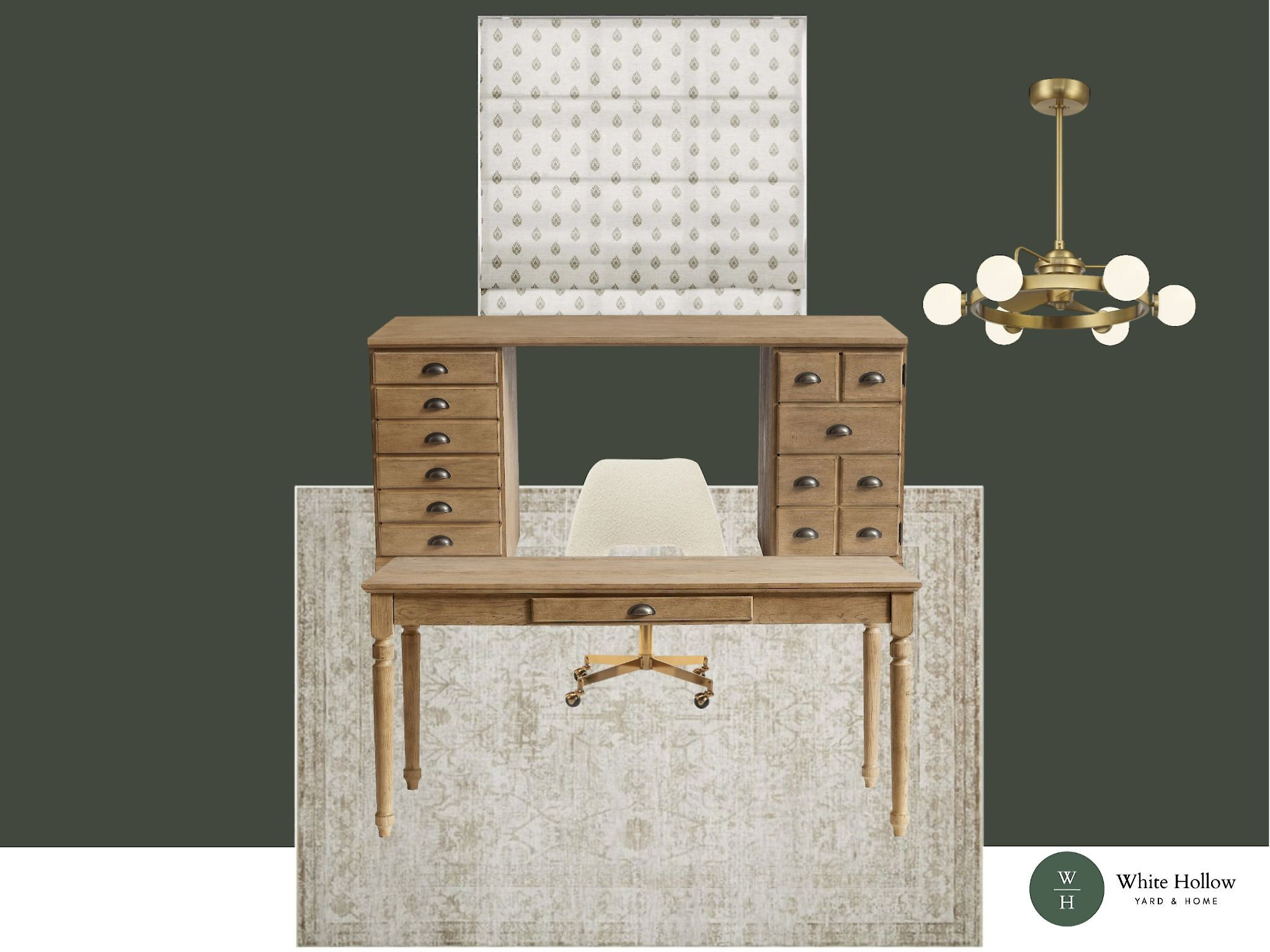 Moody and earthy home office 

 #LTKHome