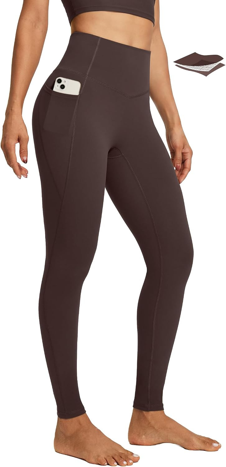 IUGA Workout Leggings with Pockets for Women Tummy Control Yoga Pants | Amazon (US)