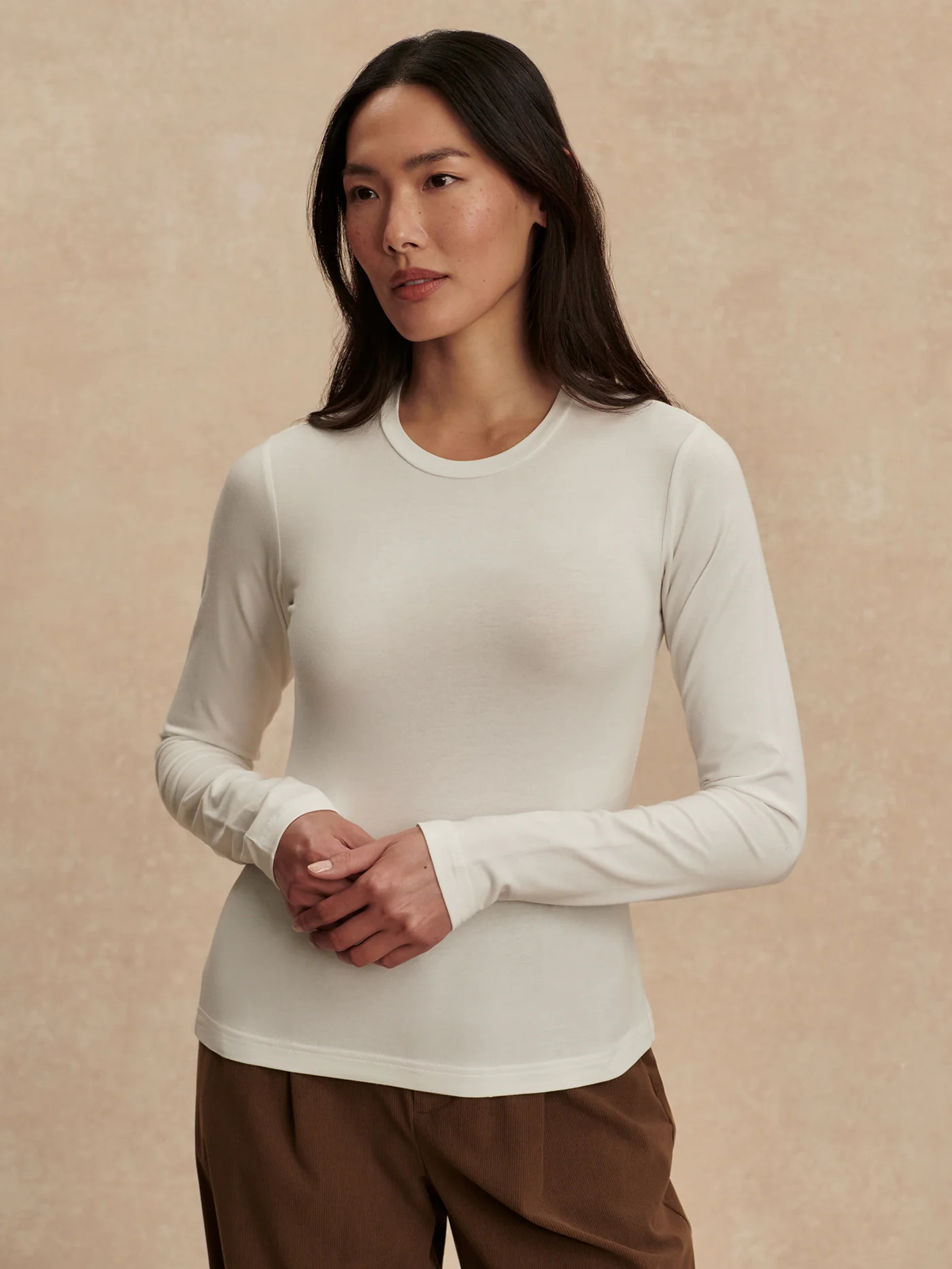 Edna Long Sleeve Fitted Tee | Varley US
