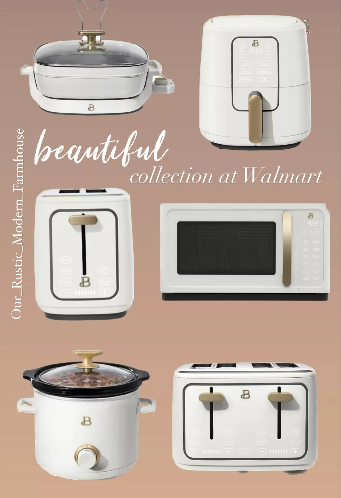 Beautiful 4-Slice Toaster with Touch-Activated Display, White Icing by Drew  Barrymore