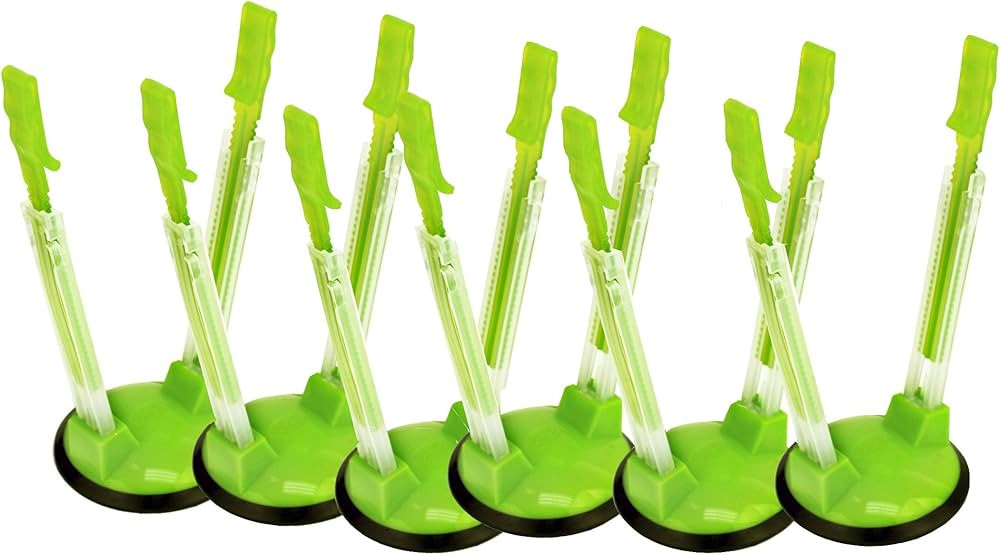 Baggy Rack - (6 Pack) Sandwich Bag Racks, Clip Food Storage Bags Onto Holder, Best Opener for Fre... | Amazon (US)