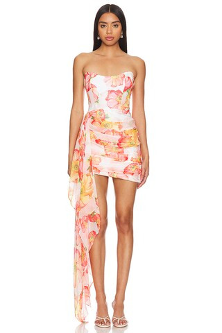Katie May Chasing Dawn Dress in Apricot Poppy from Revolve.com | Revolve Clothing (Global)