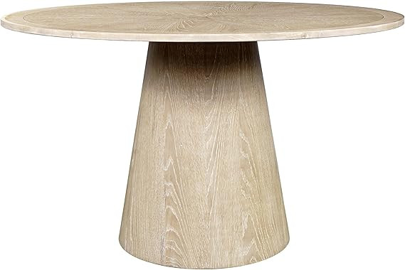 Jofran Nash Mid-Century Modern Round Pedestal Dining Table for Kitchen or Dining Room | Amazon (US)