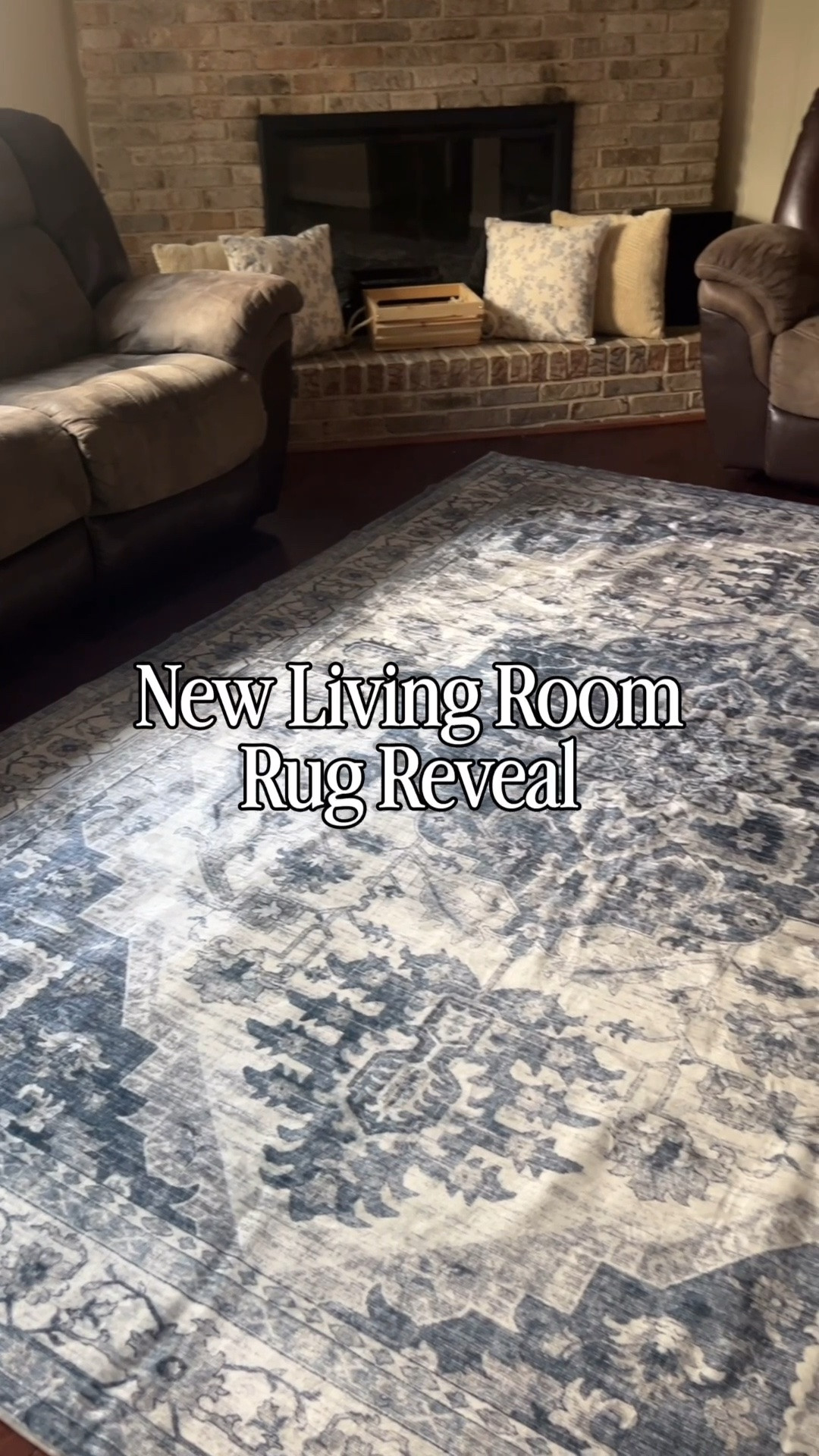 Update: The boys were not wrong. 😂

There were definitely some moments when I thought this rug was headed straight back to the store… but somehow we made it work, and I have to admit, she's kind of a beauty. 

Proof that a little optimism from the girls and a little overthinking from the boys might just be the perfect combination.
What do we think… worth all the measuring? 

Follow for more home finds and real-life moments.
Save this for your next home refresh.

home decor, rug reveal, living room makeover, cozy home, home refresh, neutral decor, family humor, room makeover, home finds, living room inspiration

#LTKHome #LTKstorytime #LTKvlog
