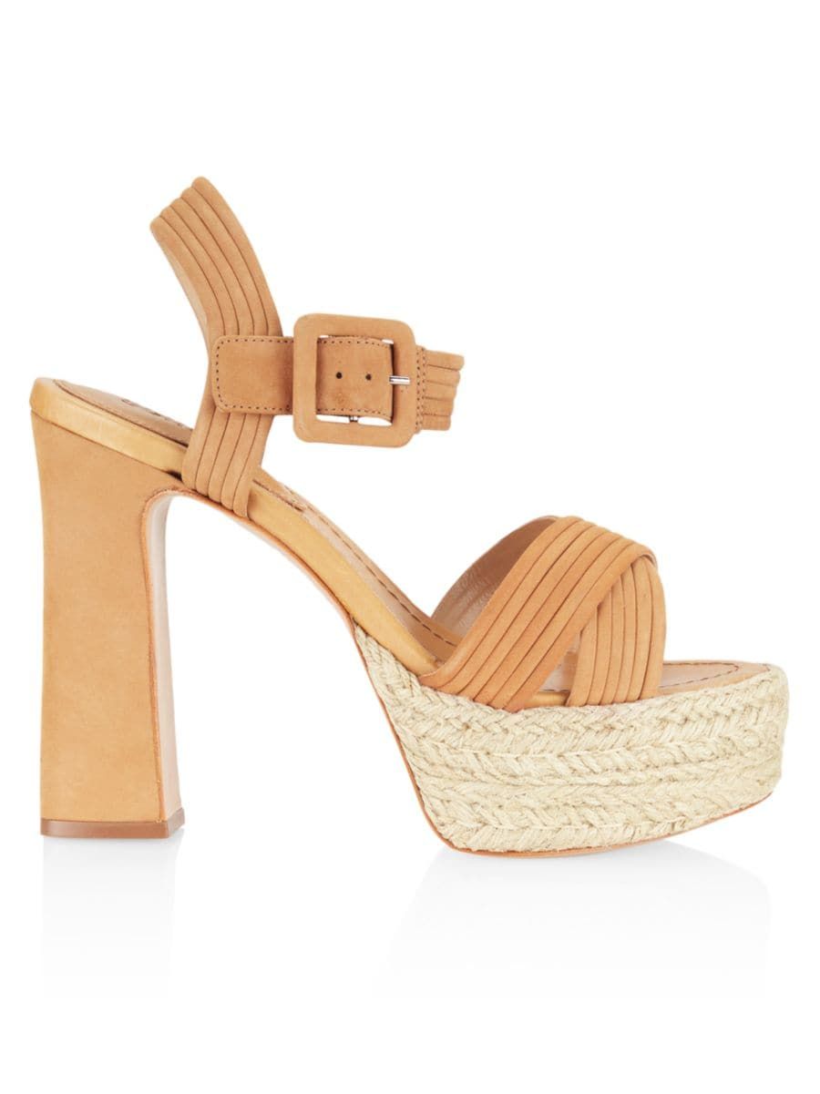 Blisse 130MM Leather Platform Sandals | Saks Fifth Avenue