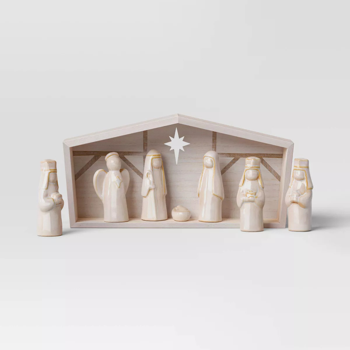 8pk Christmas Ceramic Nativity Set - Wondershop™ | Target