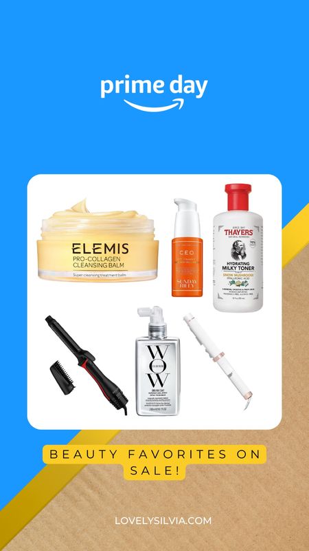 Prime Day sales!

A ton of my hair & skincare favorites are on sale for prime day! 

Elemis cleansing balm, Sunday Riley vitamin c, thayers toner, color wow, t3 curling iron, Revlon hair dryer, revlon curling iron, beauty finds, amazon finds, amazon favorites, amazon beauty, prime sale

#LTKsalealert #LTKxPrimeDay #LTKbeauty
