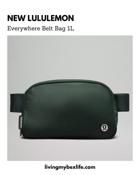 New lululemon Everywhere Belt Bag 1L

Lululemon bag, crossbody bag, fanny pack, new lulu 

#LTKTravel #LTKFindsUnder50 #LTKItBag