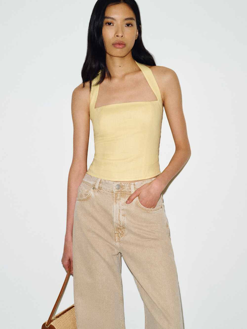 Malika Linen Top | Reformation (Global)