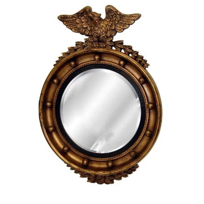 Hickory Manor HM6313 TG Regency Eagle Bevel Tarnished Gold Decorative Mirror | Walmart (US)