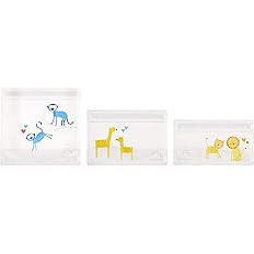 Amazon Brand - Mama Bear Reusable Snack Bags, One Size, 6-pack | Amazon (US)