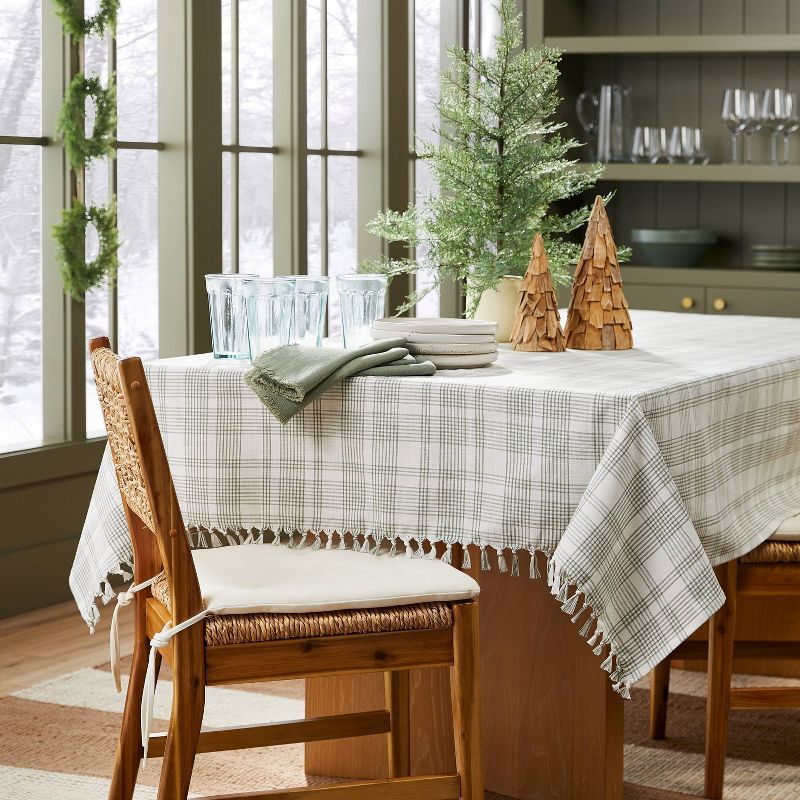 84&#34; x 60&#34; Cotton Plaid Tablecloth - Threshold&#8482; designed with Studio McGee | Target