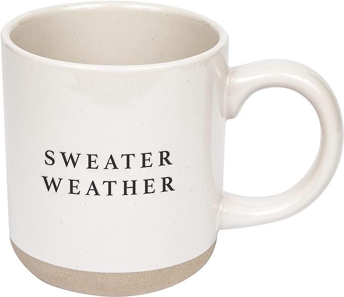 Sweet Water Decor Stoneware Coffee Mugs | Novelty Coffee Mugs | Microwave & Dishwasher Safe | 14o... | Amazon (US)