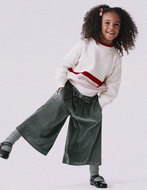 Toddler Girl Velvety Wide-Leg Pant with Bow - Dark Green | Carter's Inc