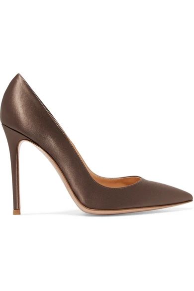 105 satin pumps | NET-A-PORTER (US)