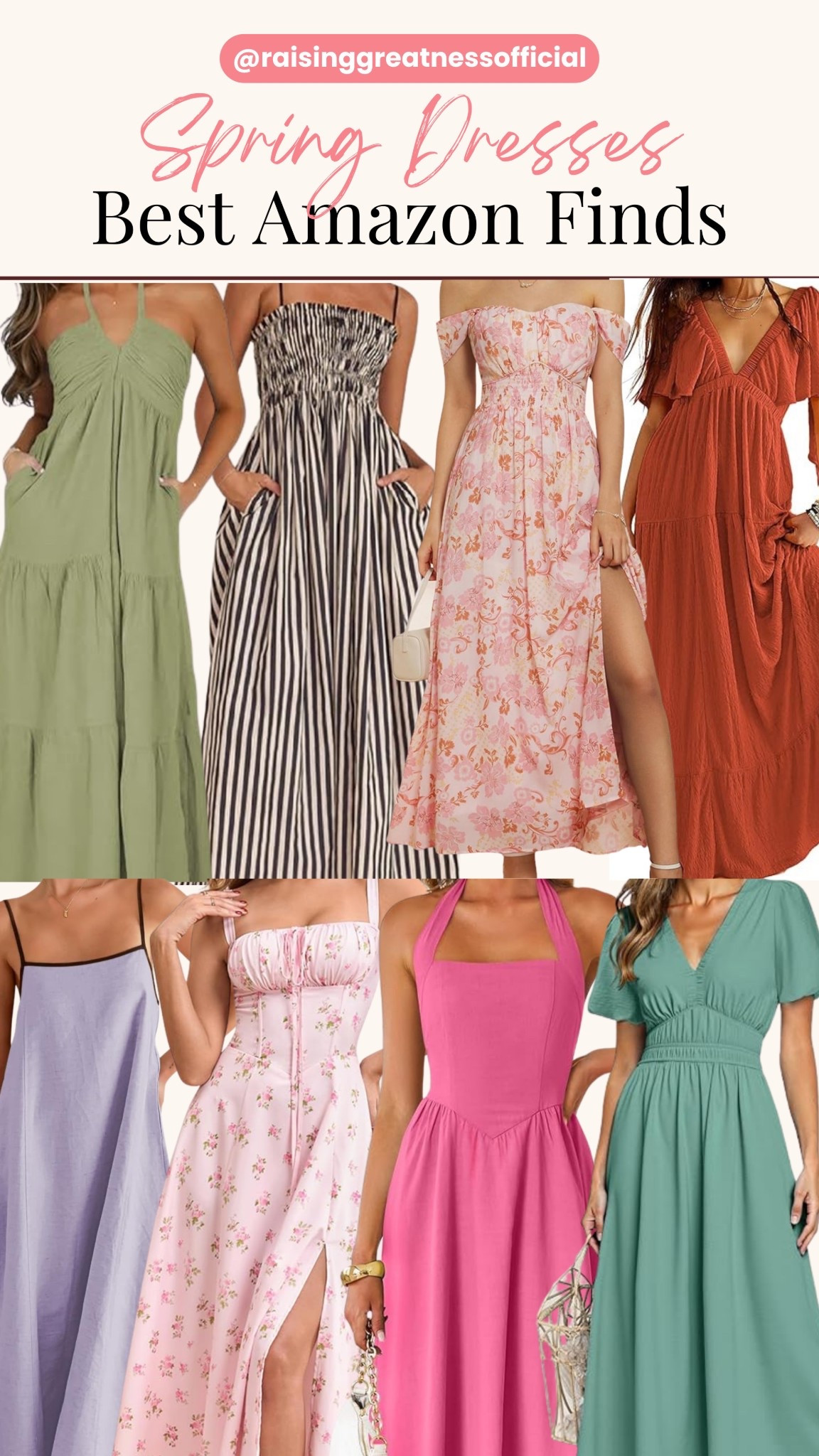 Discover stunning spring dresses that bring elegance and comfort to your everyday style. Whether you love soft pastels, floral prints, or timeless neutral tones, these dresses are perfect for creating effortless spring outfits. Ideal for brunch dates, family photos, or simply embracing the beauty of the season in style.

#SpringStyle #SpringWardrobe #ChicDresses #AmazonFinds #StyleInspiration #SpringOutfitIdeas #FashionInspo #ElegantStyle #FeminineFashion #OutfitIdeas

#LTKSeasonal #LTKootd
