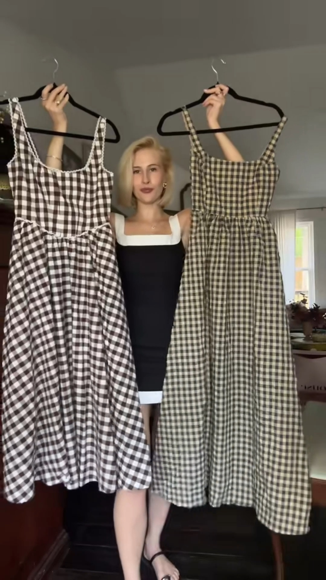 Fall gingham dress 

#LTKFindsUnder100 #LTKSeasonal #LTKFallSale
