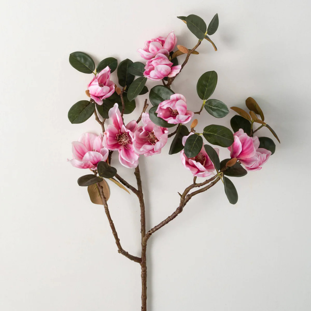 Faux Pink Magnolia Stem | Sullivans Home Decor