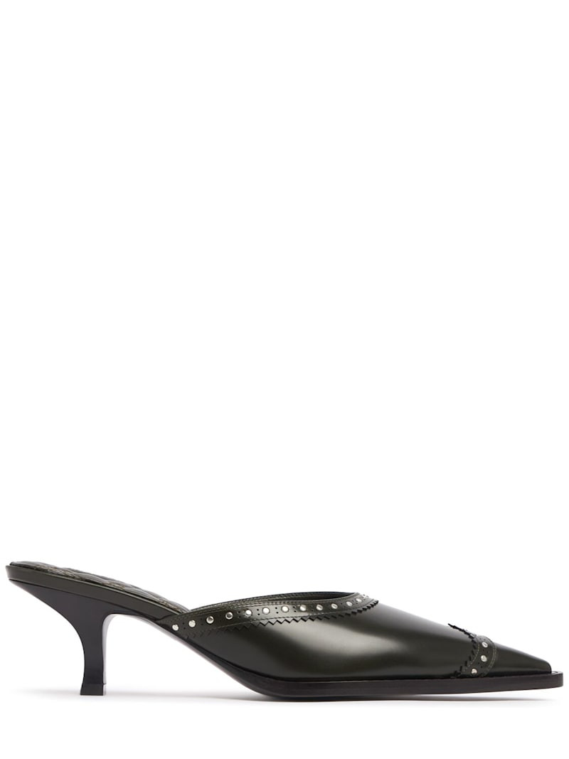 85mm Lf Bird leather mules | Luisaviaroma