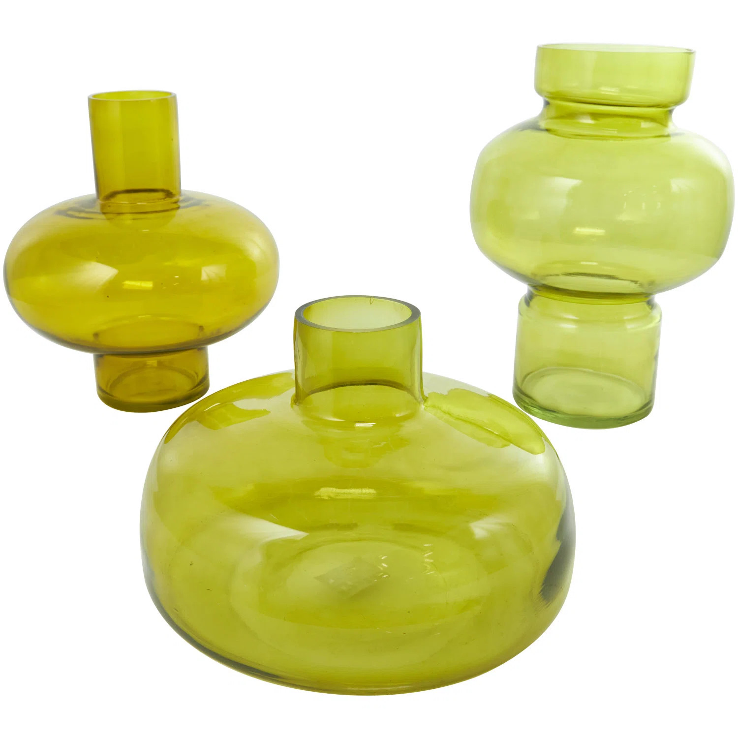 AllModern Ettie 3 Piece Glass Table Vase Set | Wayfair | Wayfair North America