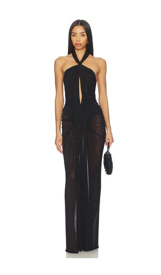 Ronny Kobo Katia Dress in Black. - size XS | Revolve Clothing (Global)