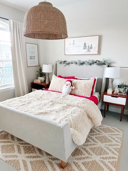 I embraced classic Christmas colors with soft, quality pieces like this gorgeous quilt and the softest faux fur blanket, both of which come with matching pillow cases. The flannel sheet set is also perfect to keep warm this season. Plus how cute is this Santa pillow? (ad)

Save 30% OFF your order with code THREETIMES

#LTKhome #LTKHoliday #LTKfamily